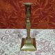 Art Deco brass candle holder