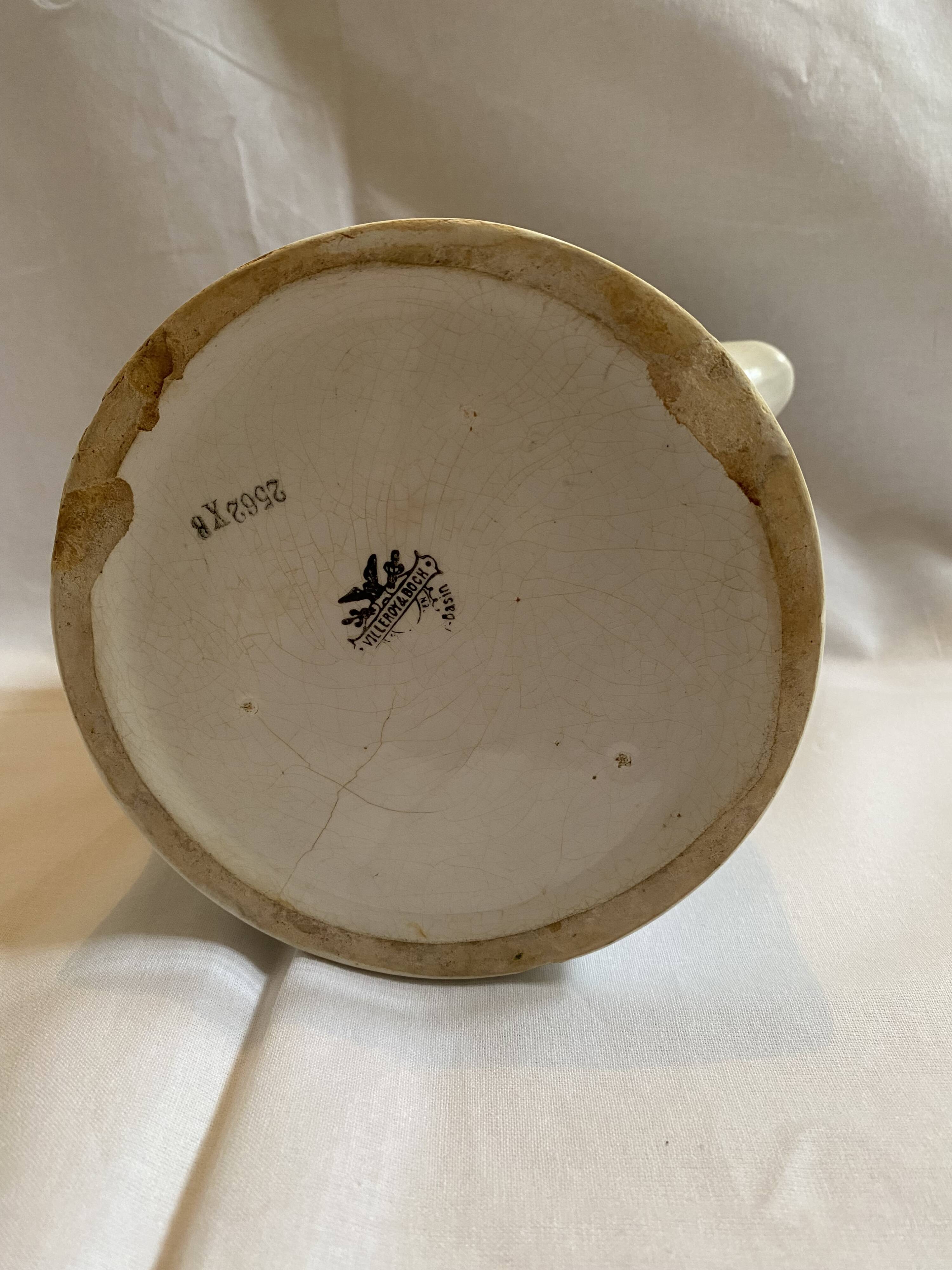 Vintage Villeroy and Boch ceramic pitcher