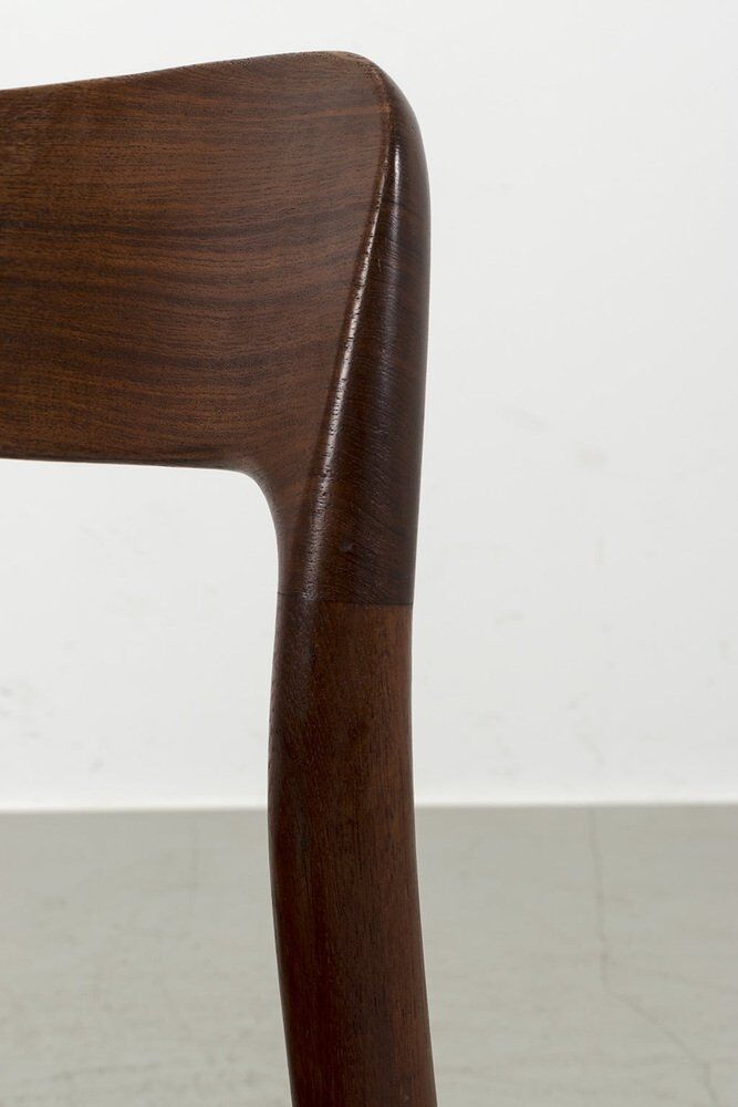 Model 75 Chairs by Niels Otto N. O. Møller, Set of 3