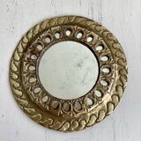 4 miroirs en laiton