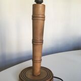 Wooden lamp turned 1950