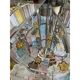 Contemporary murano glass chandelier