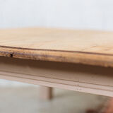 Coffee table square wood