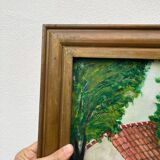 Country house landscape painting