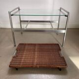 Fauteuil et table basse ou d'appoint, Gebr. Jonkers, années 50/60