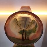 Vaas Art Nouveau, Théodore Legras, geëmailleerde glassen vazen, ensemble