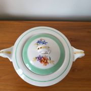 Covered pot, Limoges porcelain sugar bowl