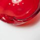 Murano Ashtray "Strawberry" Seguso Murano Italy 1970s