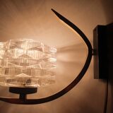 Pair of antique gold wall sconces