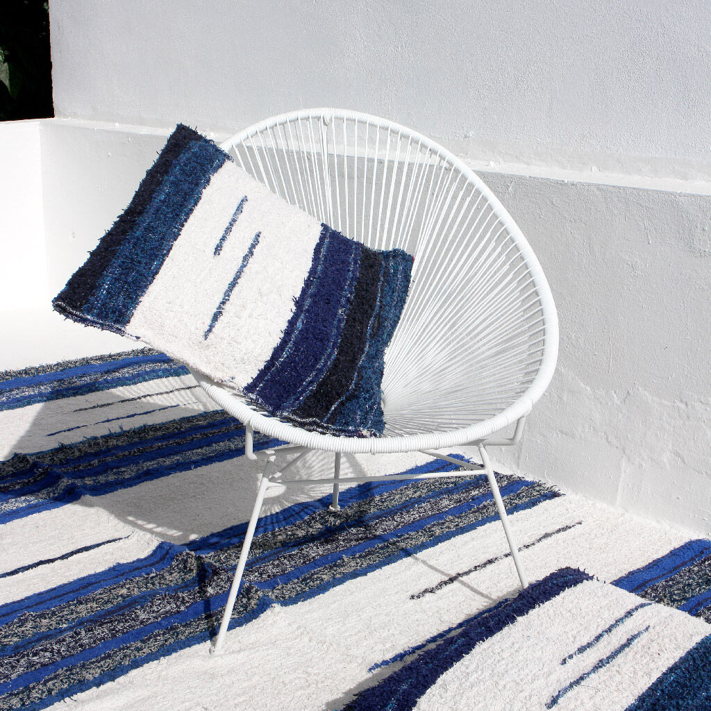 2 housses de coussins Bleu marine