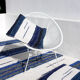 2 housses de coussins Bleu marine