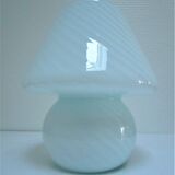 mushroom lamp vintage murano glass