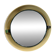 Vintage round mirror allibert with lighting