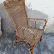 Old wicker chair