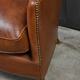 Fauteuil club solange en cuir de mouton