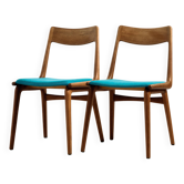 Dining chair model 370 Boomerang in teak by Alfred Christensen for Slagelse Møbelværk, set of 2