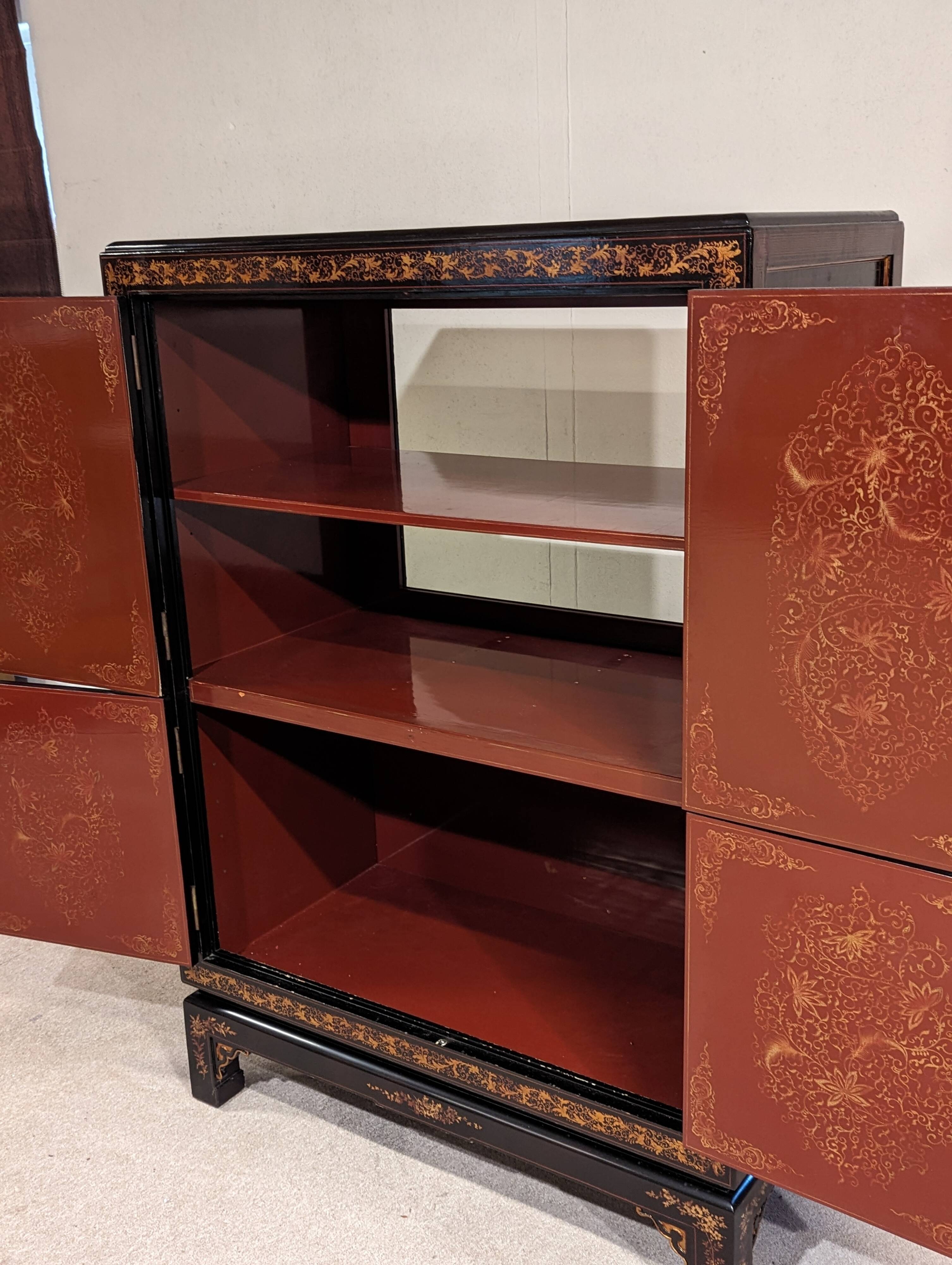 Chinese lacquer sideboard