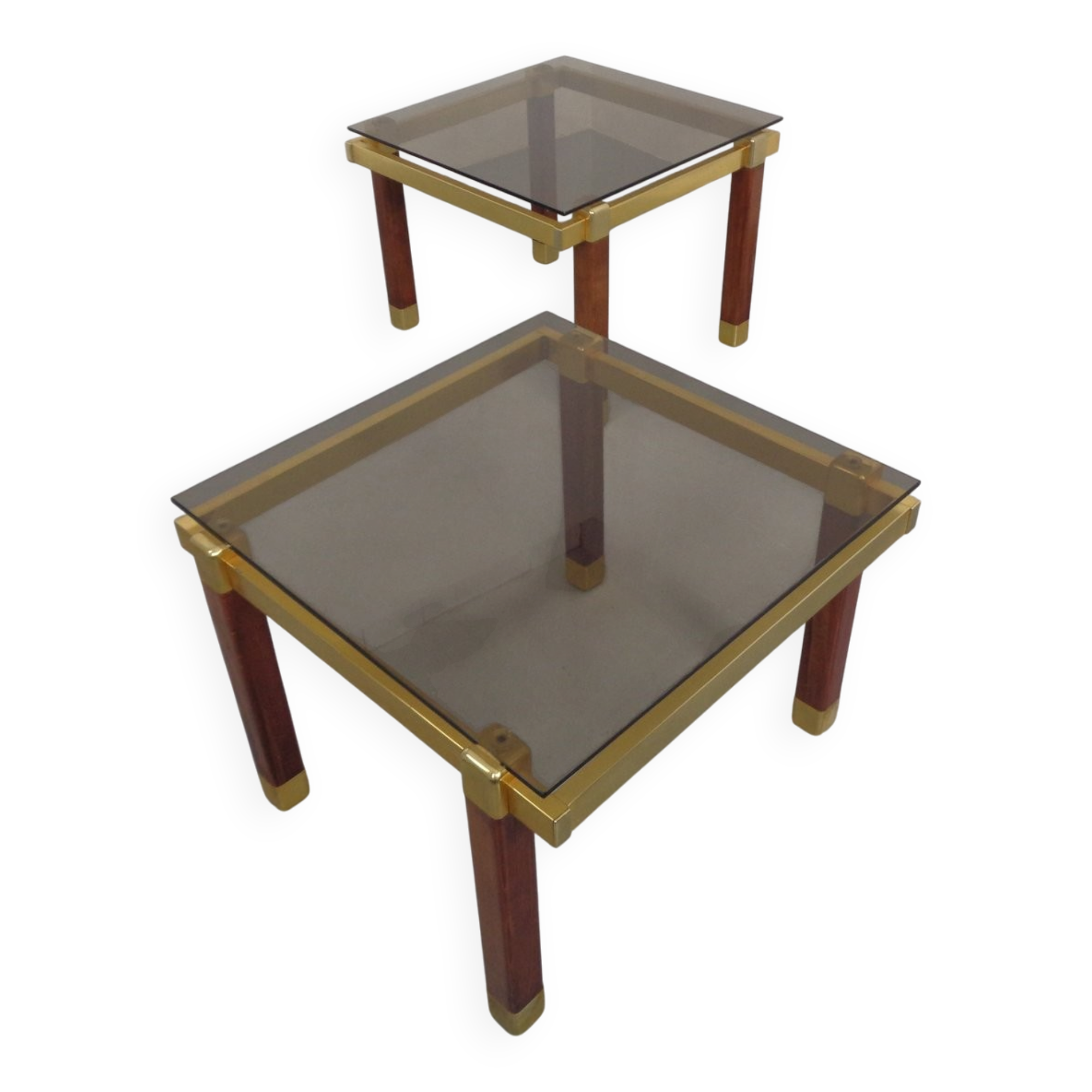 French Side Tables, 1970s, Set of 2