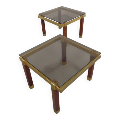 French Side Tables, 1970s, Set of 2