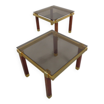French Side Tables, 1970s, Set of 2