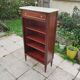 Antique Bibus bookcase in Louis XVI style with marble top
