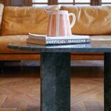 Emerald marble coffee table