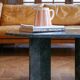 Emerald marble coffee table