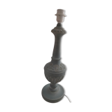 Shaby gray lamp base