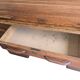 Bureau américain vintage en bois avec porte à volet