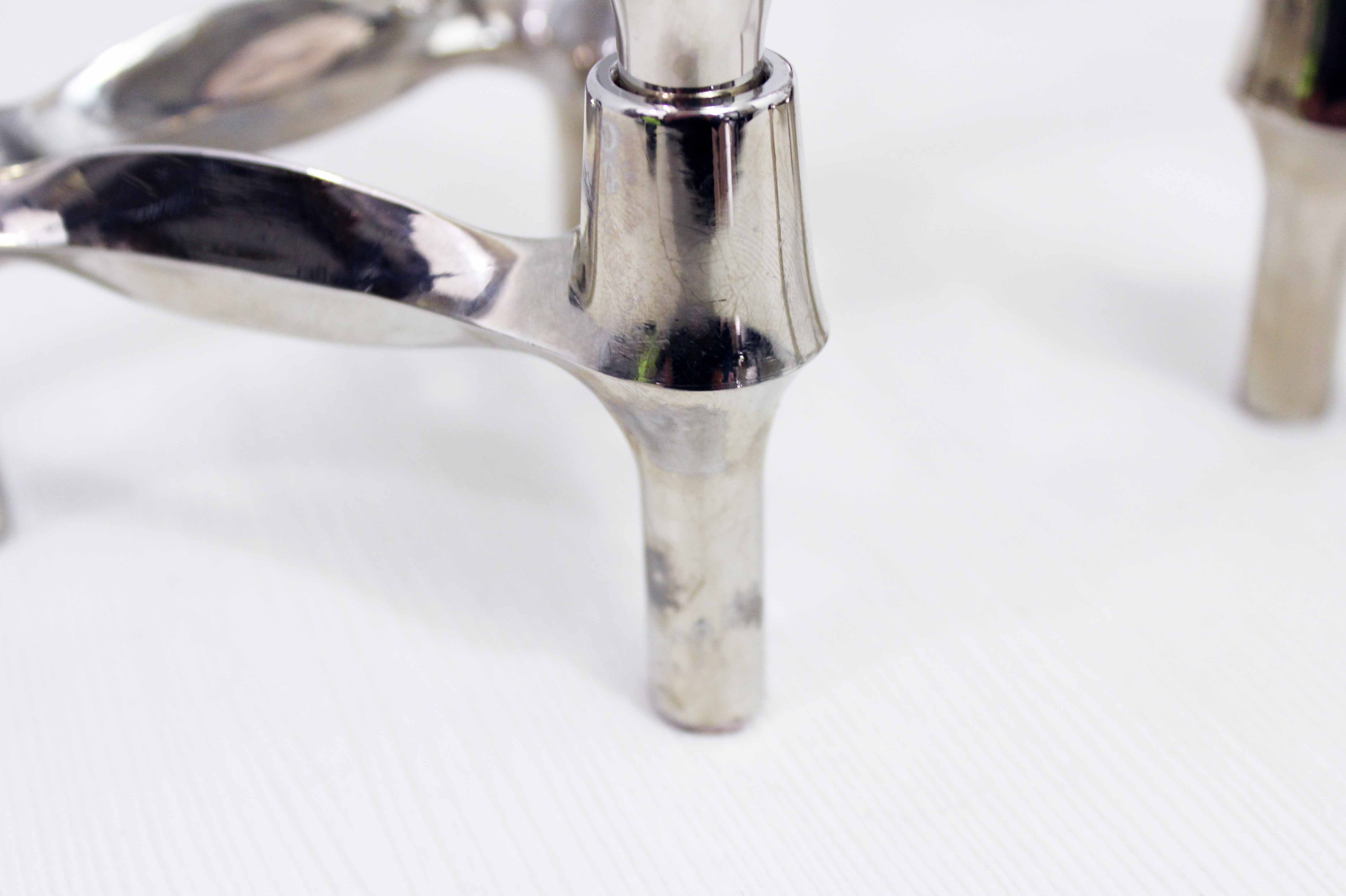 Modular BMF candle holders by Fritz Nagel