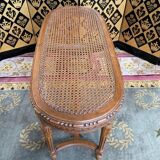 Canework piano bench