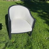 Vintage Bouclette Barrel Chair