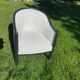 Fauteuil Tonneau Vintage Bouclette