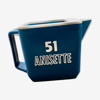Anisette advertising pitcher 51