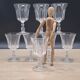 Set 8 grands verres vin cristal Baccarat Lauzun