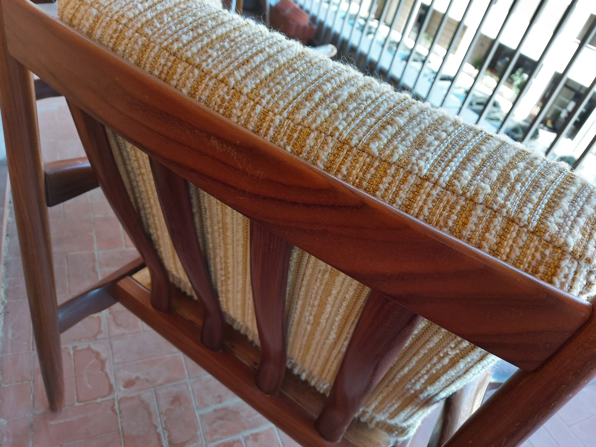 Scandinavian armchair Grete Jalk in teak, 50