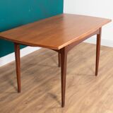 Retro Teak 1960s Elliots Of Newbury Mid Century Extending Dining Table & 6 Chairs
