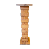 Scandinavian teak plant column, 1970