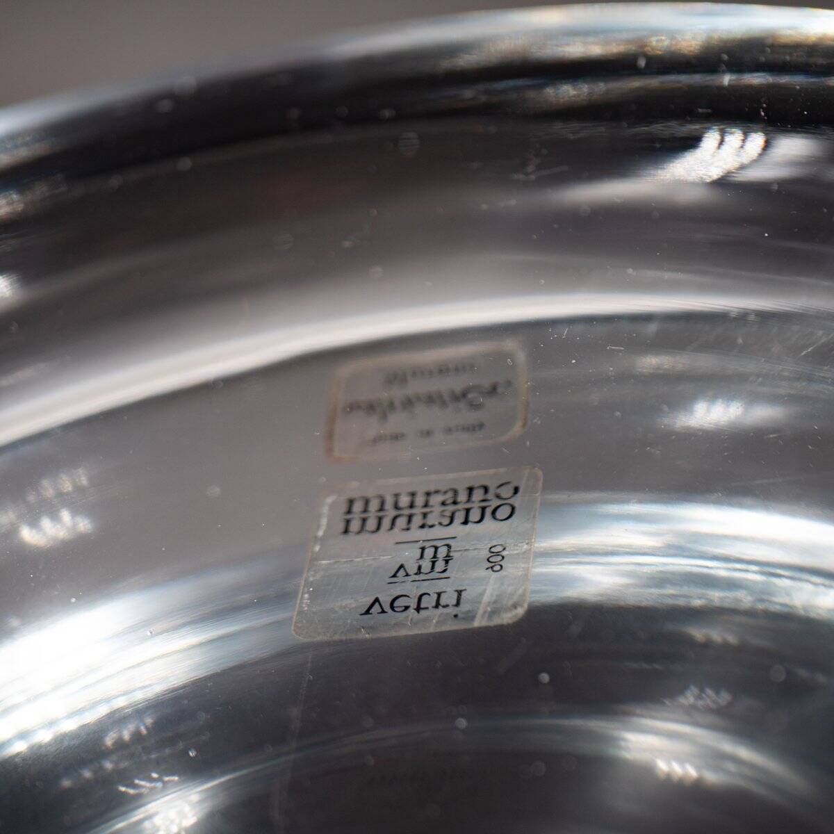 Plateau, Murano glass dish by Salviati & C., 1970s