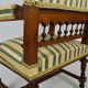 Neo-Renaissance walnut armchair with lion heads, circa 1880
