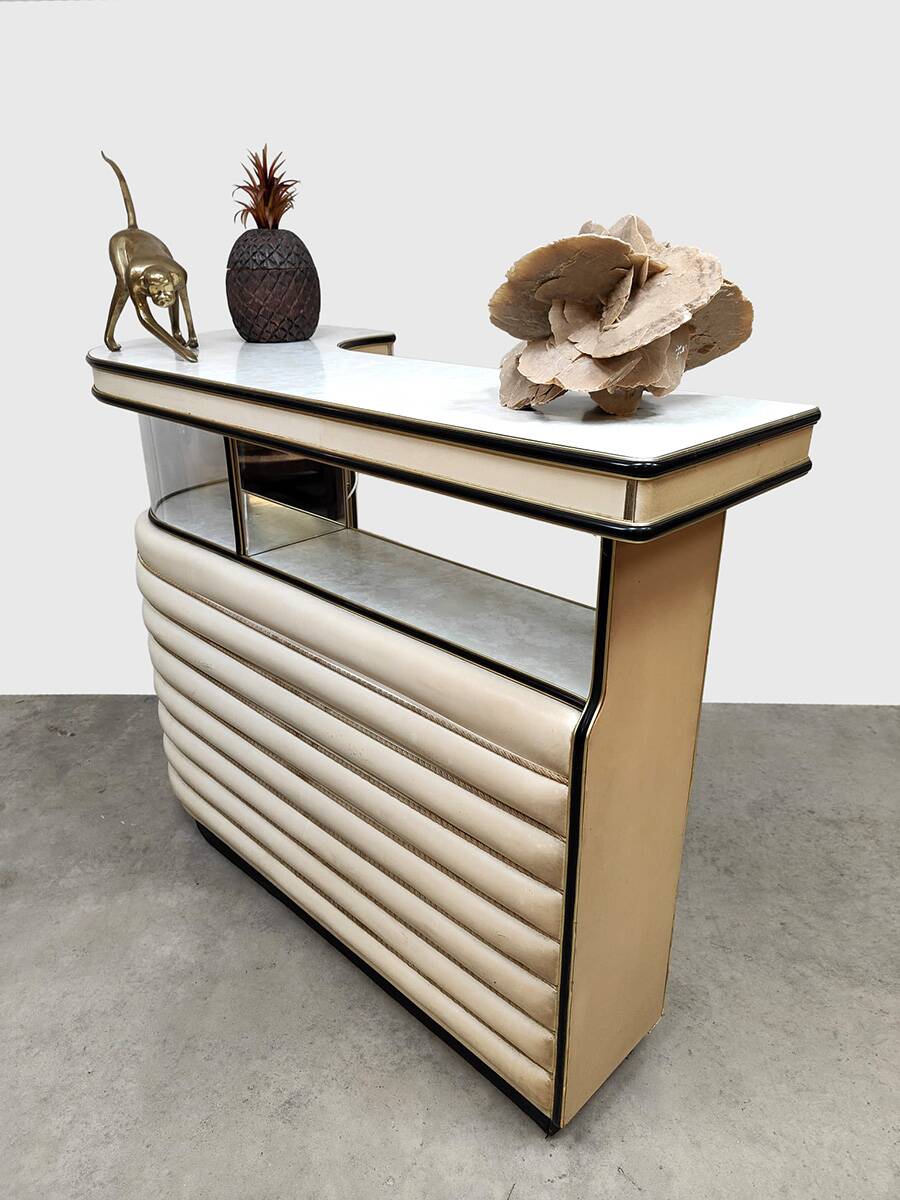 Sixties vintage cocktail bar display 'Mad men style'