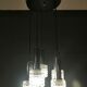 Lustre en verre et chrome par Massive Belgium