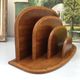 Former sorter of art deco desk in two-tone oak and mahogany wood