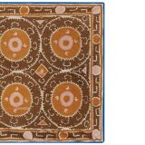 Hand-knotted rug, vintage Turkish rug 230x370 cm