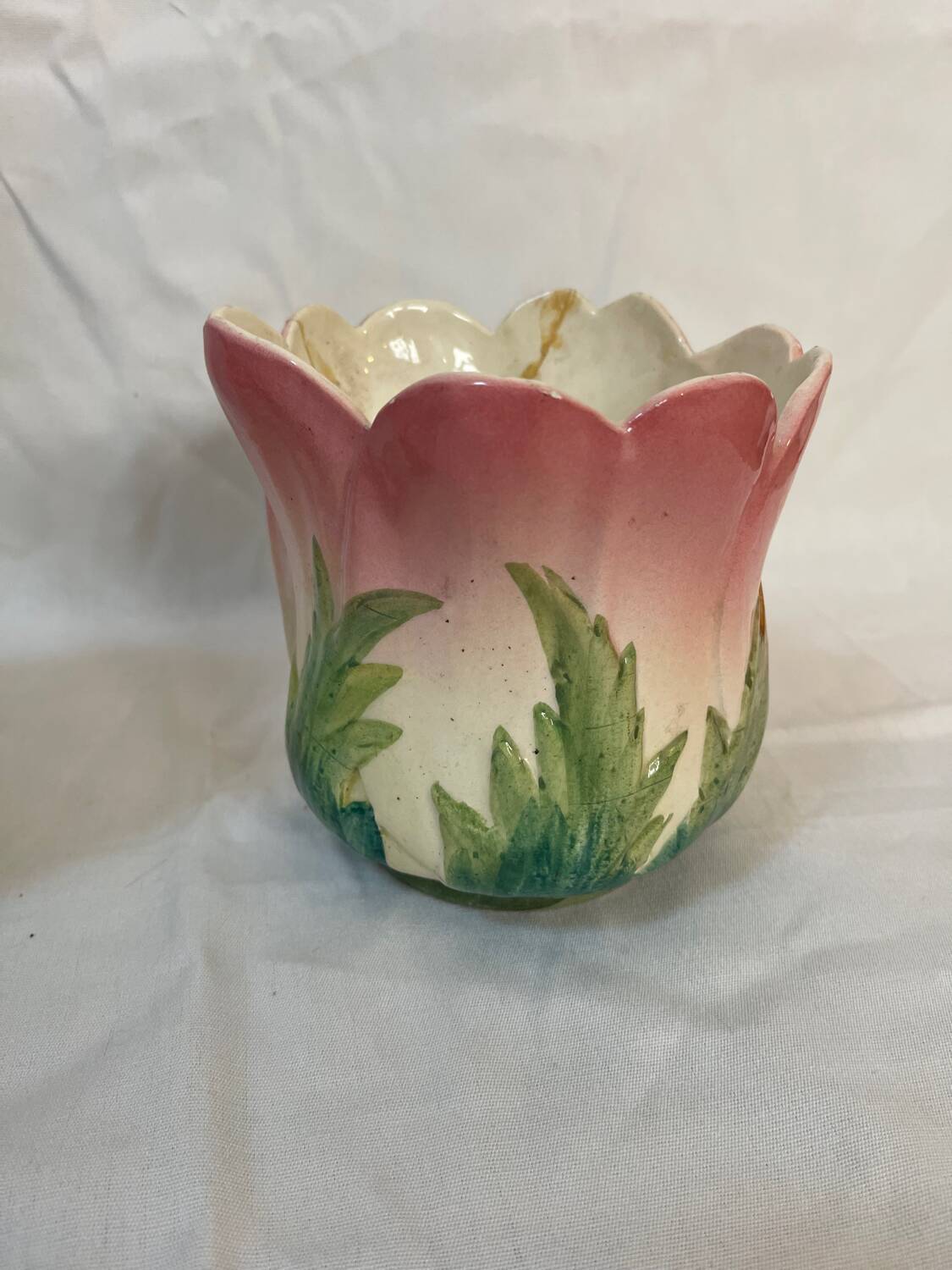 3-piece earthenware garniture - Delphin Massier Vallauris - Tu decoration