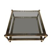 Glass coffee table