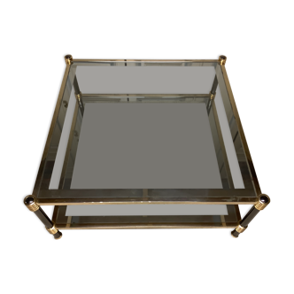 Glass coffee table