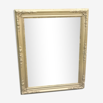 Large 19th century golden mirror 100 X 82 cm