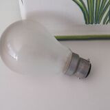 Large white ceramic table lamp from the 1970s