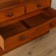 1840s Linen Press laundry cabinet, vintage